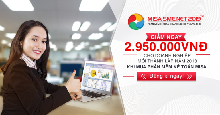 MISA hỗ trợ phần mềm kế toán MISA SME.NET 2019 cho doanh nghiệp mới thành lập