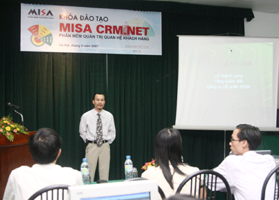 MISA tổ chức khóa đào tạo  MISA CRM.NET 2008 đầu tiên