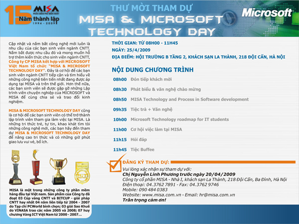 MISA & MICROSOFT TECHNOLOGY DAY