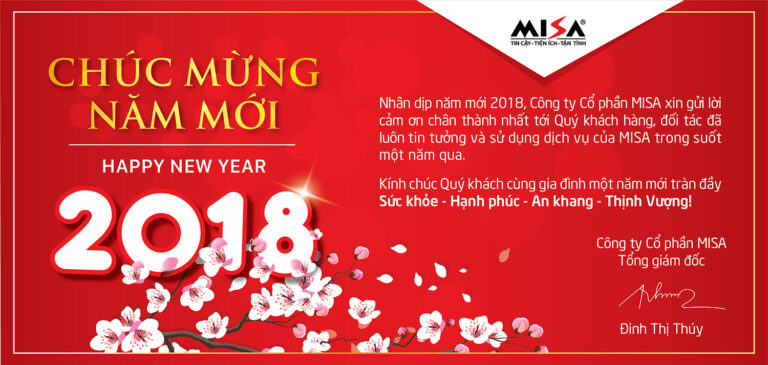 MISA kính chúc quý khách một năm 2018 thành công!