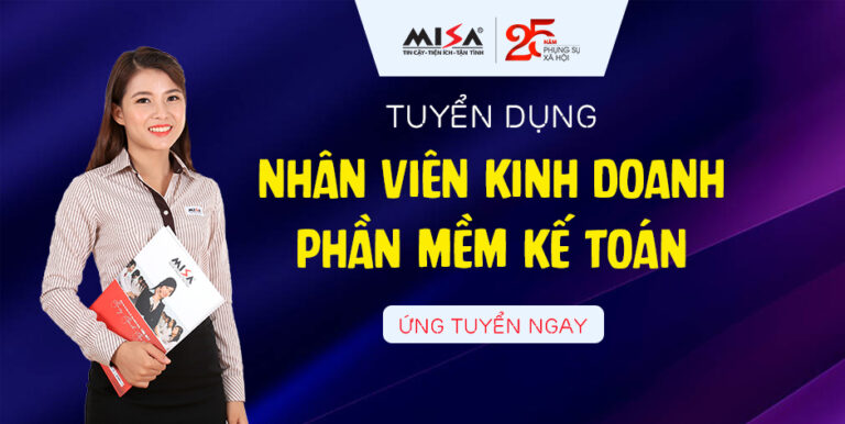 Tuyển dụng Nhân viên kinh doanh phần mềm kế toán