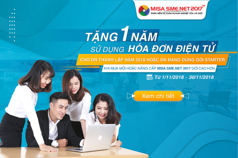 Doanh nghiệp nhận ngay ưu đãi 1 năm sử dụng phần mềm hóa đơn điện tử từ MISA