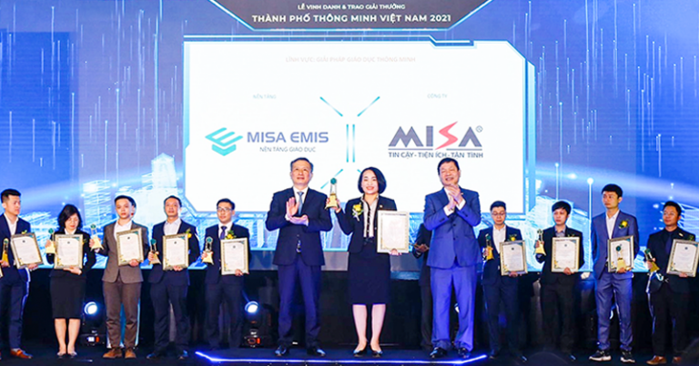 MISA EMIS – Giải pháp giáo dục thông minh vang danh tại Giải thưởng Smart City 2021