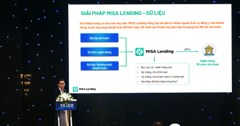 Nền tảng MISA Lending giúp kết nối doanh nghiệp vay tín chấp được các Ngân hàng quan tâm tại DX Summit 2022