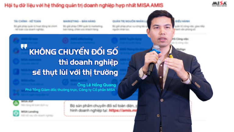 Hệ sinh thái nền tảng của MISA đồng hành cùng doanh nghiệp SME quản trị tài chính số hiệu quả