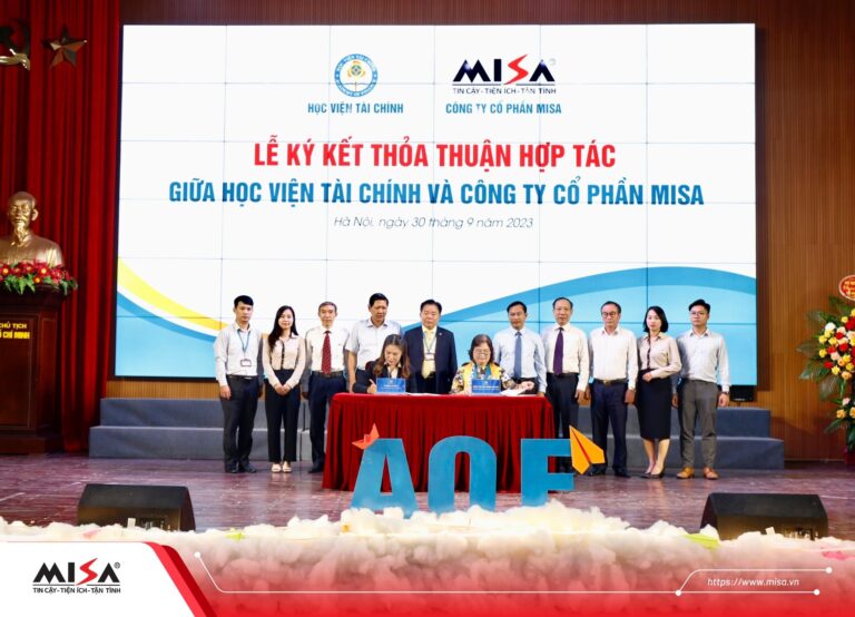 MISA ký kết thoả thuận hợp tác tham gia chuỗi sự kiện kỷ niệm 60 năm xây dựng và phát triển Học viện Tài chính