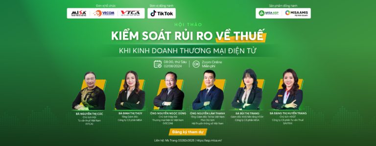 Tọa đàm “Kiểm soát rủi ro về thuế khi kinh doanh thương mại điện tử”